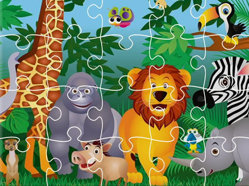 【King of Jungle Jigsaw】ゲームをプレイする