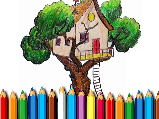 【Tree House Coloring Book】ゲームをプレイする