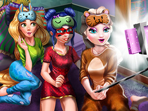 【BFFs Sleepover Selfie】ゲームをプレイする