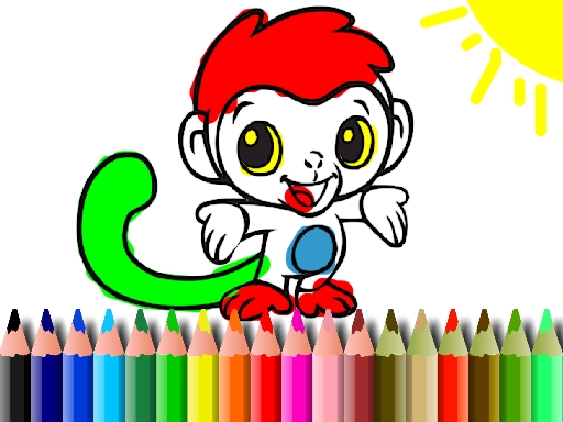 Play BTS Monkey Coloring