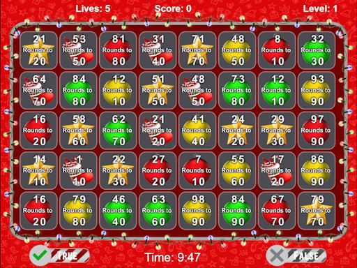 【Christmas Number Crunch Rounding】ゲームをプレイする