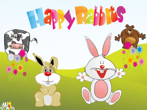 【Happy Rabbits】ゲームをプレイする