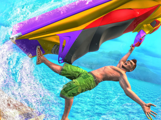 【Jet Ski Racing Games Jetski Shooting Boat Games】ゲームをプレイする