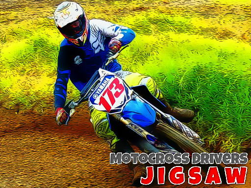 ドライブゲーム【Motocross Drivers Jigsaw】ゲームのサムネイル画像