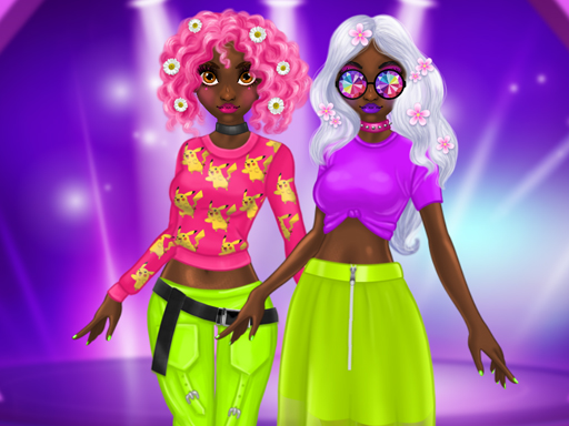 Play Princess Incredible Spring Neon Hairstyles Thumbnail