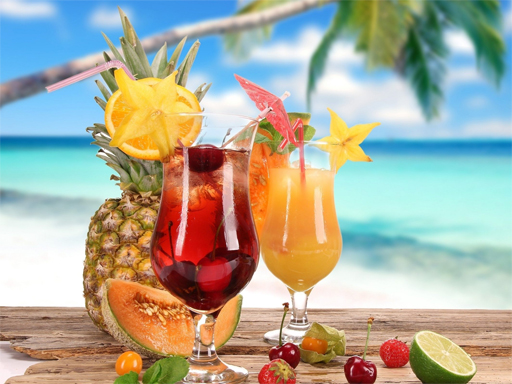 Play Summer Drinks Puzzle