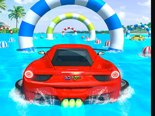 【Water Surfing Car Stunts Car Racing Game】ゲームをプレイする