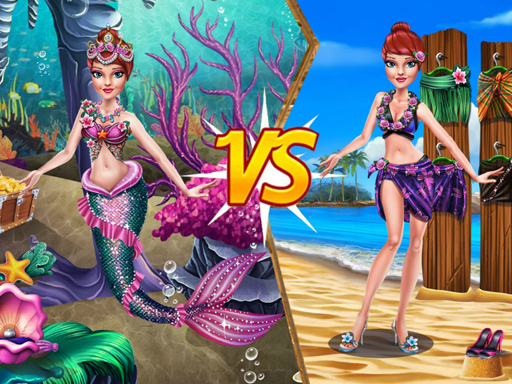 Play Princess VS Mermaid Outfit Thumbnail