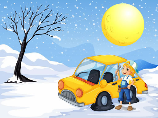 Play Snow Cars Jigsaw Thumbnail
