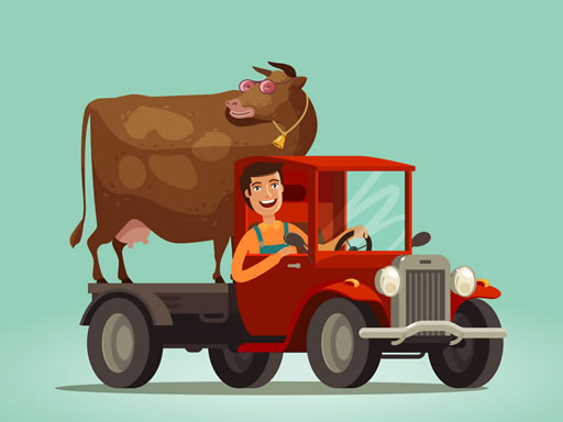 Play Cute Trucks For Kids Coloring Thumbnail