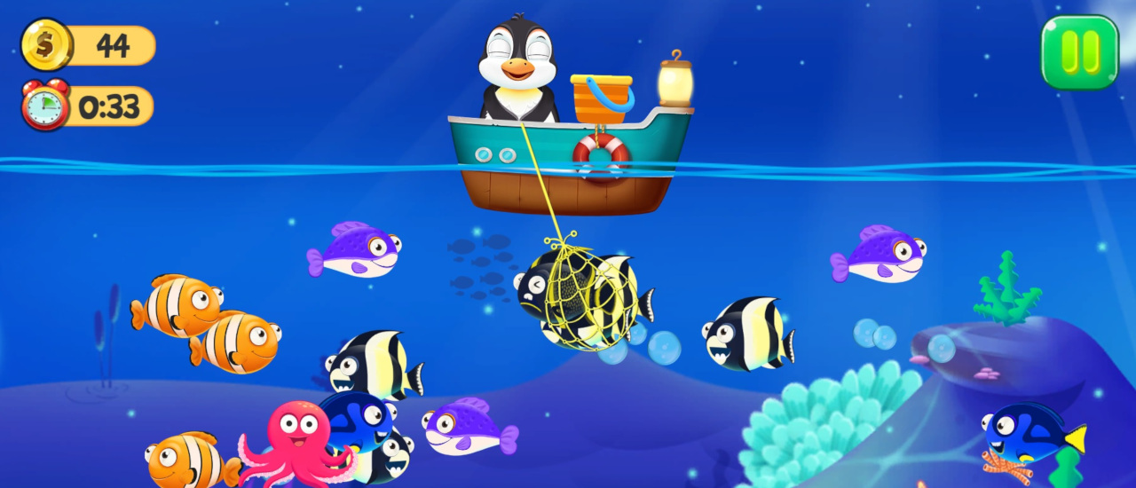 【Fishing Game】ゲームをプレイする