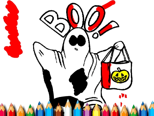 【Halloween Coloring Book】ゲームをプレイする
