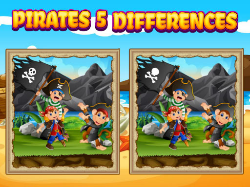 【Pirates 5 Differences】ゲームをプレイする