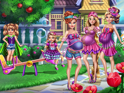 世話ゲーム【Pregnant Moms Fashion Looks】ゲームのサムネイル画像