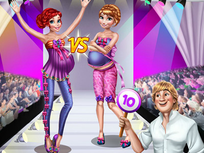 【Pregnant Princesses On Catwalk】ゲームをプレイする