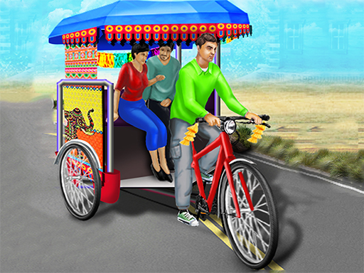 Play Public Tricycle Rickshaw Driving Thumbnail