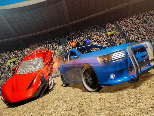 Play Real Car Demolition Derby Racing Game Thumbnail