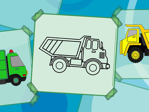 Play Truck Coloring Book Thumbnail
