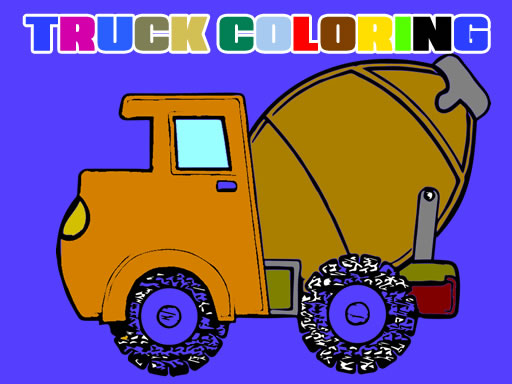 Play Trucks Coloring Book Thumbnail