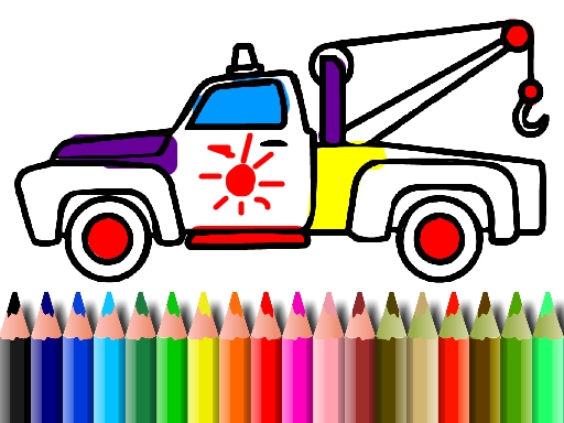 Play BTS Trucks Coloring Thumbnail