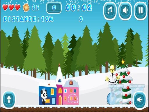 【Christmas Panda Run】ゲームをプレイする