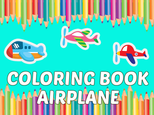 【Coloring Book Airplane kids Education】ゲームをプレイする