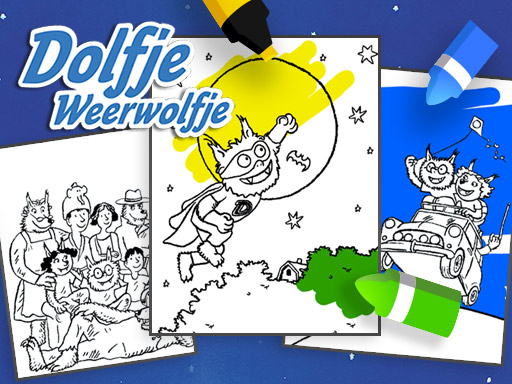 Play Coloring Dolfje Weerwolfje Thumbnail
