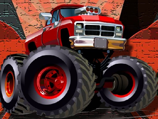 Play Crazy Monster Trucks Puzzle Thumbnail