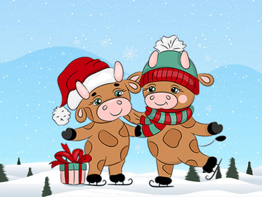 【Cute Christmas Bull Difference】ゲームをプレイする