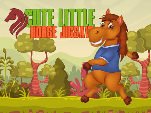 ジグソーパズルゲーム【Cute Little Horse Jigsaw】ゲームのサムネイル画像
