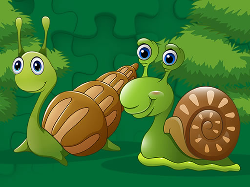 ジグソーパズルゲーム【Cute Snails Jigsaw】ゲームのサムネイル画像