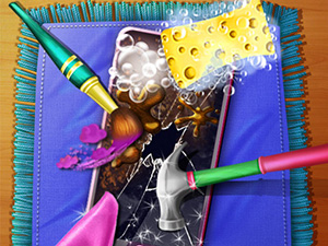Play Dotted Girl Broken Phone