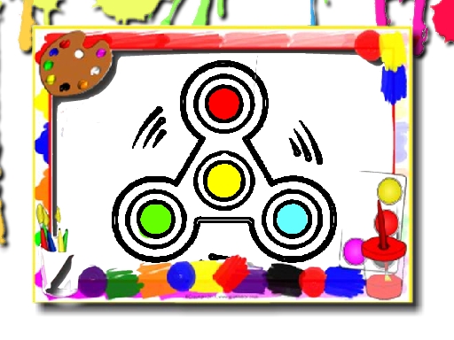 Play Fidget Spinner Coloring Book Thumbnail