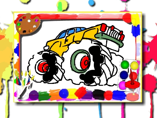 Play Monster Truck Coloring Book Thumbnail
