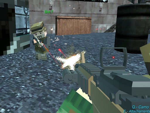 【Pixel GunGame Arena Prison Multiplayer】ゲームをプレイする