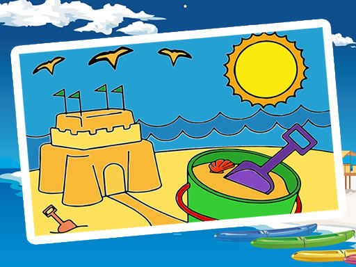 Play Summer Coloring Pages Thumbnail