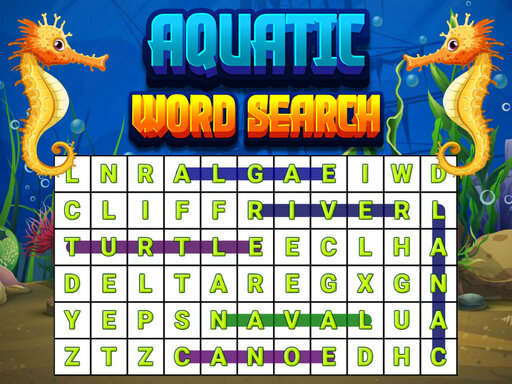 【Aquatic Word Search】ゲームをプレイする