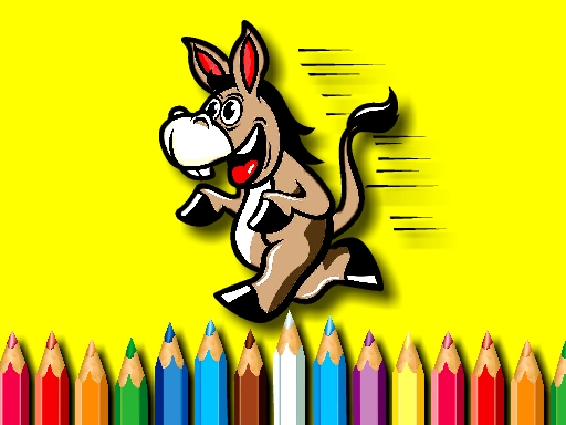 Play BTS Donkey Coloring Book Thumbnail