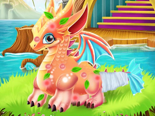世話ゲーム【Cute Dragon Recovery】ゲームのサムネイル画像