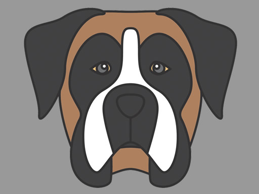 Play Doggy Face Coloring Thumbnail