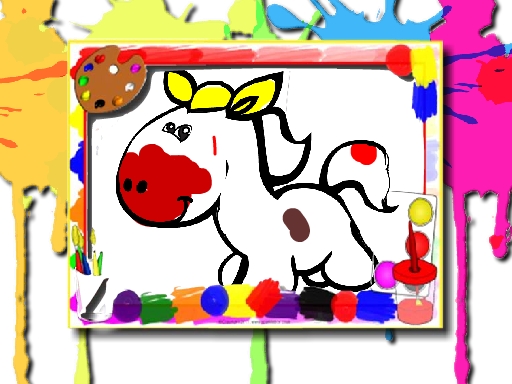 Play Horse Coloring Book
