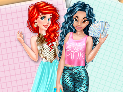 Play Jasmine and Ariel Wardrobe Swap Thumbnail