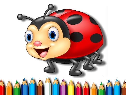 【Ladybug Coloring Book】ゲームをプレイする