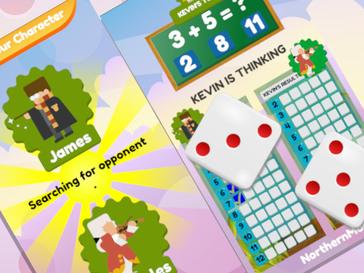 教育ゲーム【Math And Dice Kids Educational Game】ゲームのサムネイル画像