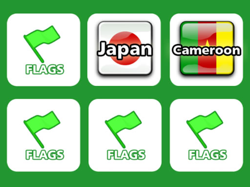 【Memory with Flags】ゲームをプレイする