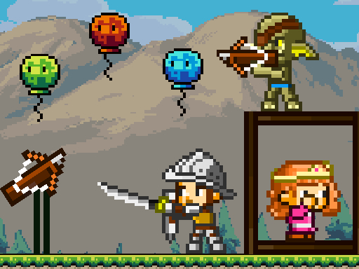 【Pixel Archer Save The Princess】ゲームをプレイする