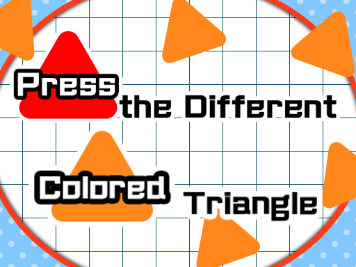 Play Press the different Colored Triangle