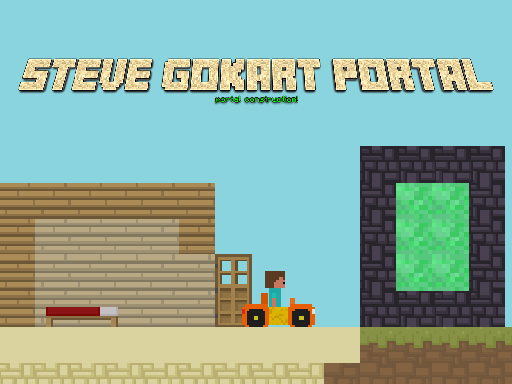 Play Steve Go Kart Portal Thumbnail