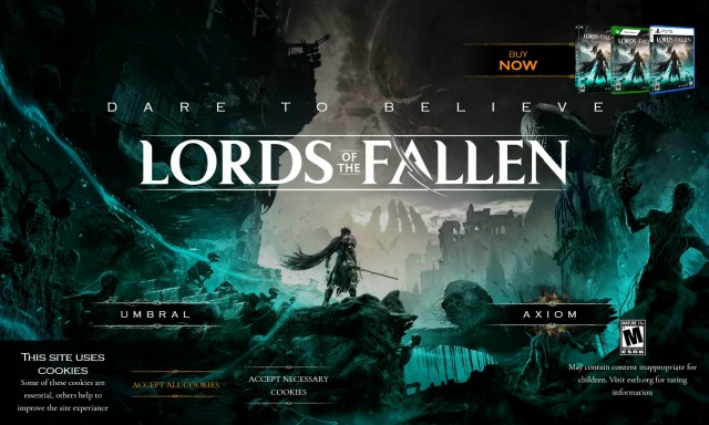 アクションRPG『Lords of the Fallen』海外公式サイトにおいて壁紙