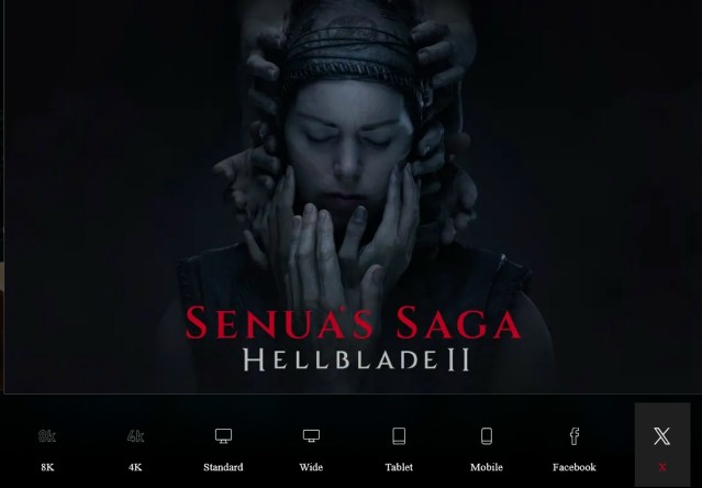 『Senua's Saga: Hellblade 2』スマートフォン壁紙、ヘッダー、カバー